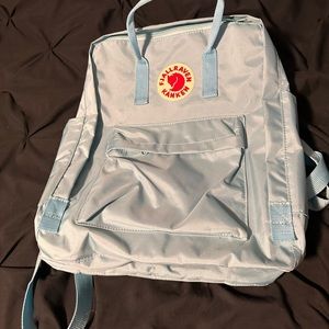 Blue Fjallraven Kanken Backpack